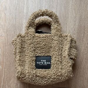 Marc Jacobs Beige Sherpa The Tote Bag (Mini)